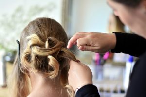 Cheveux salon de beauté